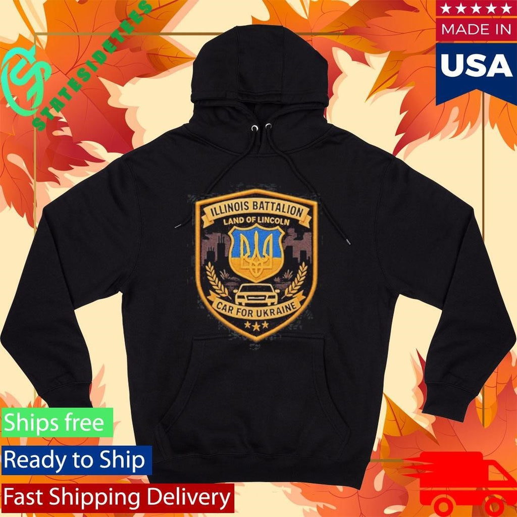 50 States For Ukraine Illinois Battalion Shirt Unisex , , , Long Sleeve Tee