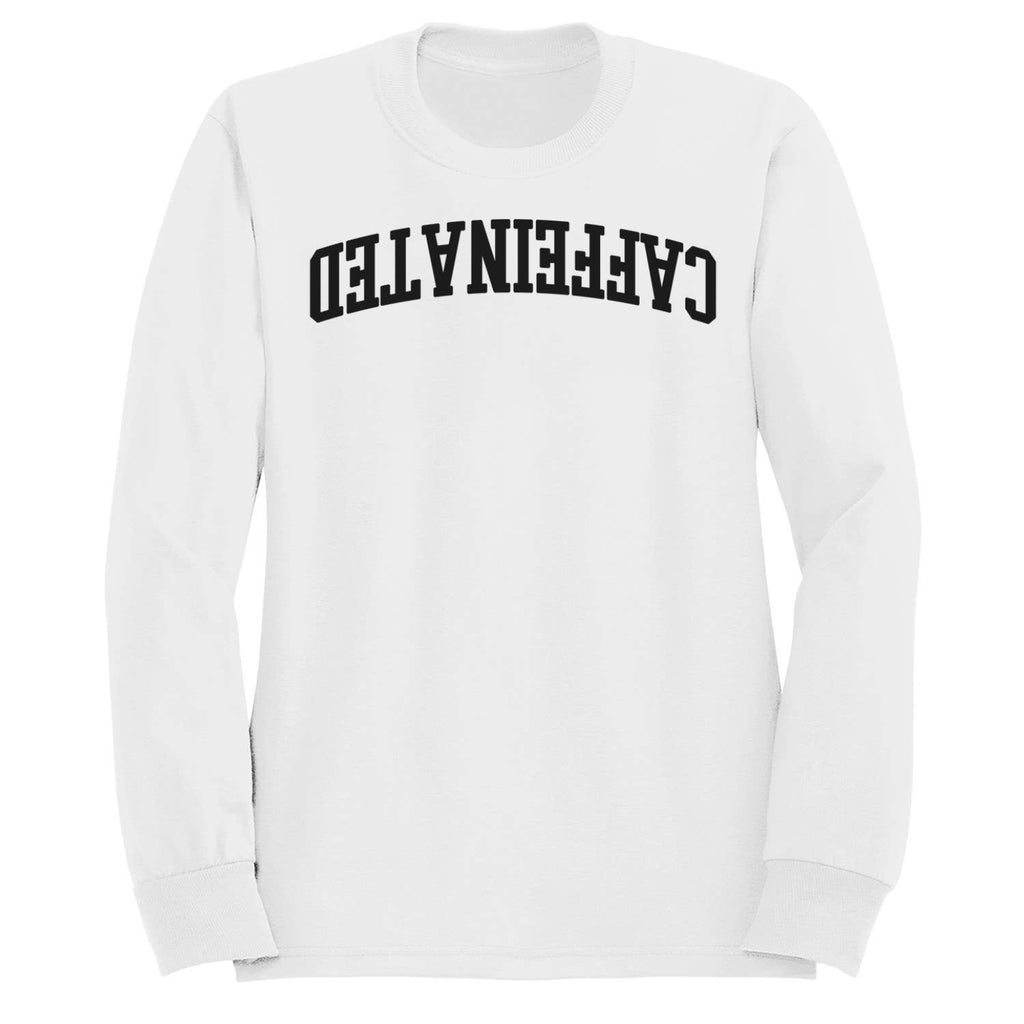 Caffeinated Bold Retro Typography Women's Sweatshirt