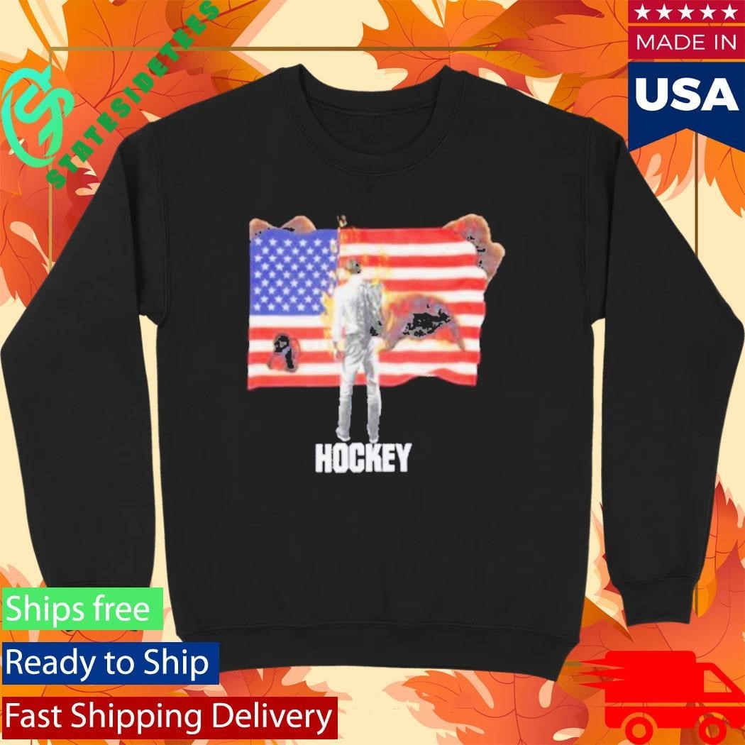 510 Skateboarding Hockey Nobody American Flag Shirt Unisex , , , Long Sleeve Tee