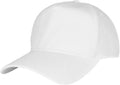 Elidan Classic A-Frame 5-Panel Snapback Hat, Semi-Structured Pinch Front Baseball Cap, Adjustable Fit, Blank for Custom