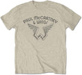 Men's Paul McCartney Wings Logo T-Shirt Natural