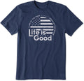 Mens Crusher Tee Lig Flag Circle