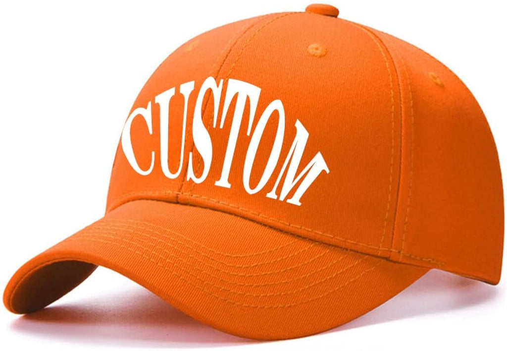 Baseball Cap Custom Personalized Text Logo Men & Women,Personalized Adjustable Trucker Caps