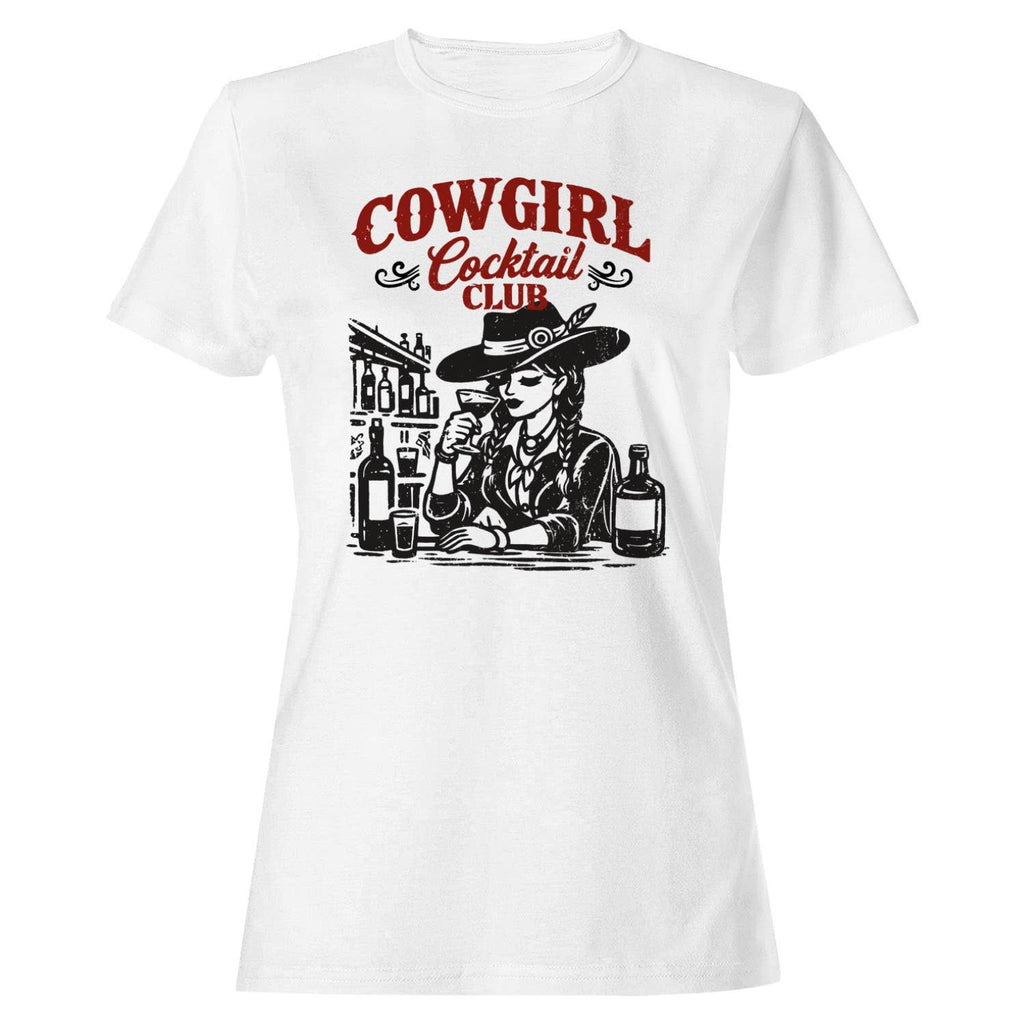 Cowgirl Cocktail Club Women's T-Shirt White