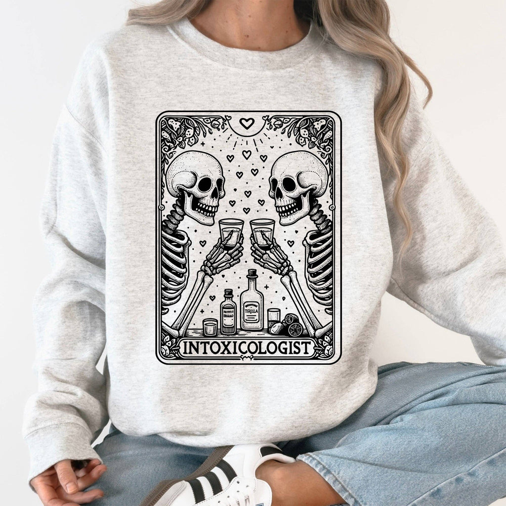 Intoxicologist, Funny Tarot, Party, Bar, Club Sweatshirt
