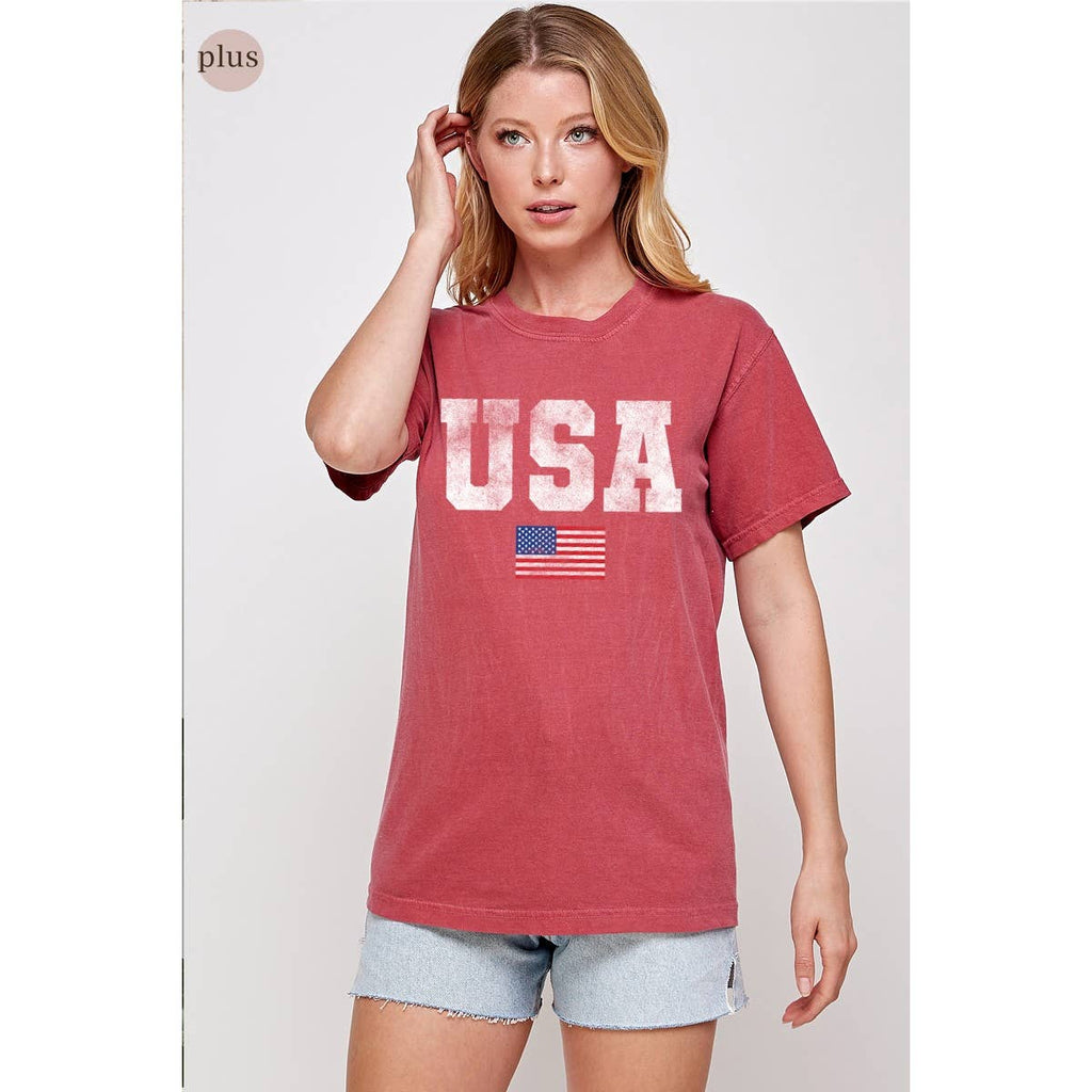 USA Vintage Graphic Plus Tee