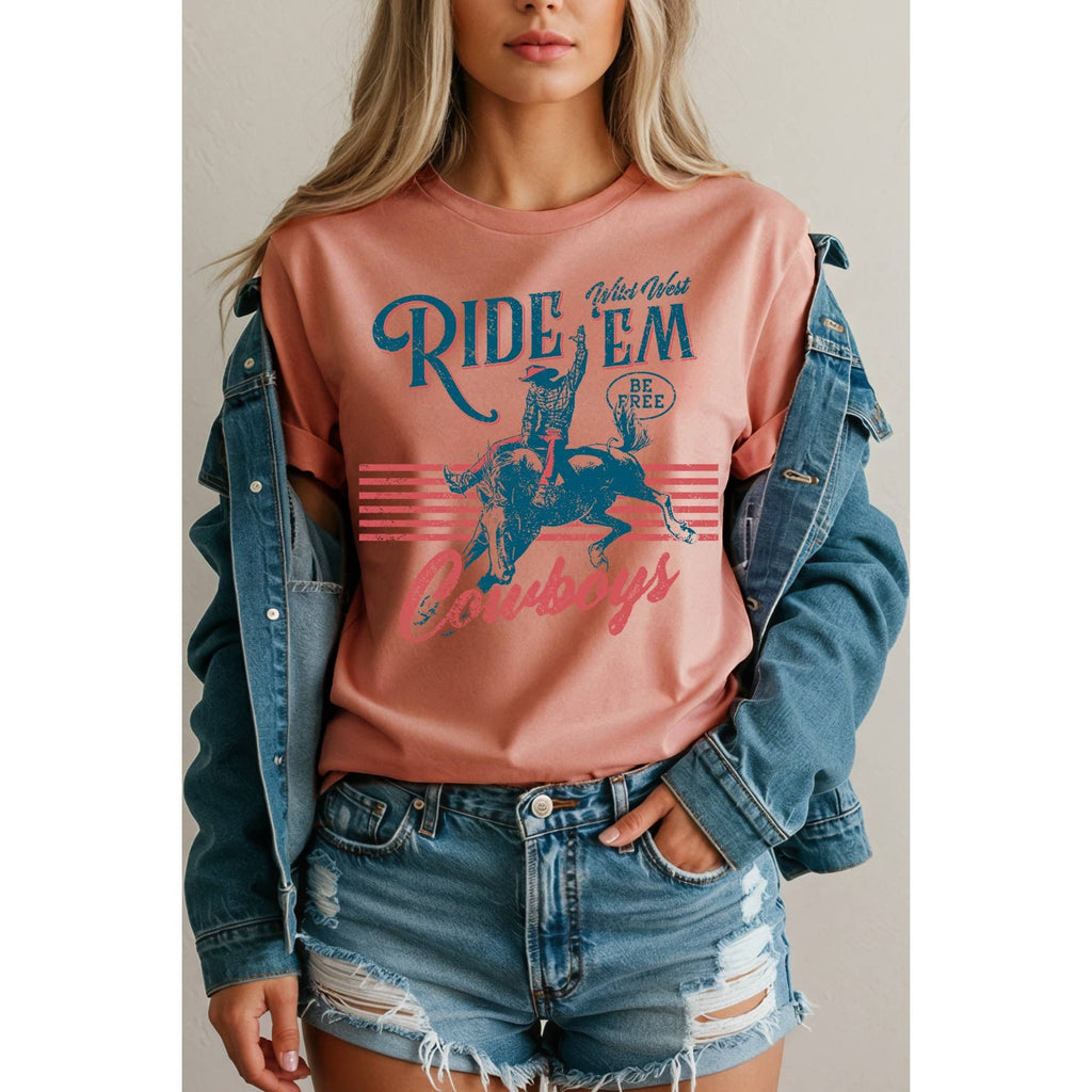 Ride Em Cowboy Short Sleeve T Shirt