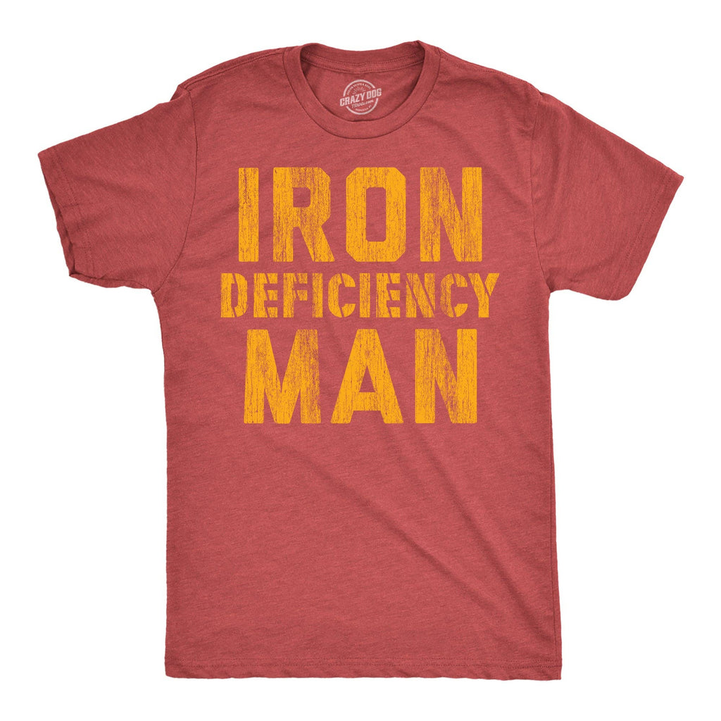 Iron Deficiency Man Men's T Shirt