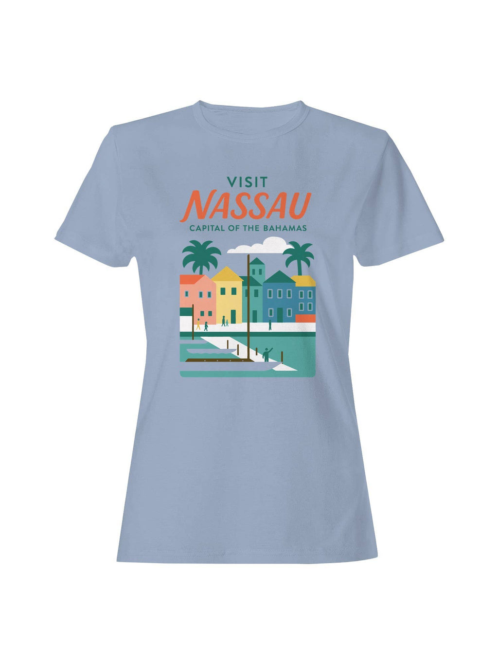 Explore Nassau: Bahamas Capital Art Women's T-Shirt