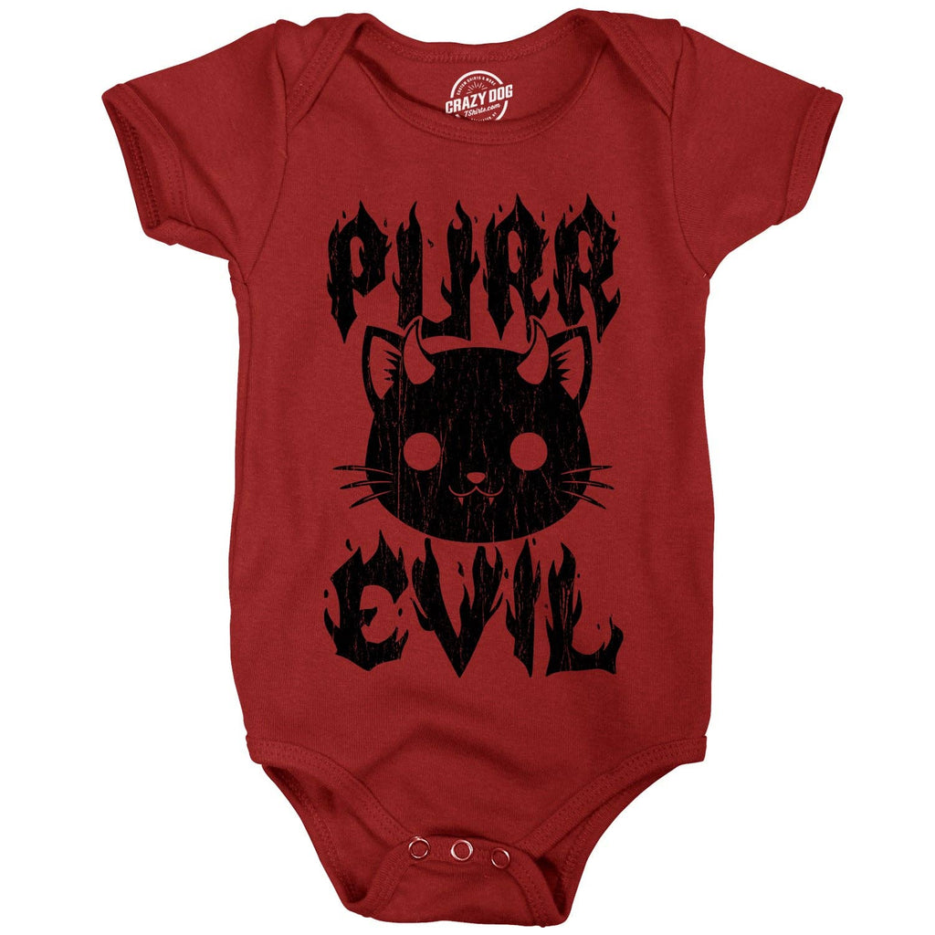 Purr Evil Baby Bodysuit