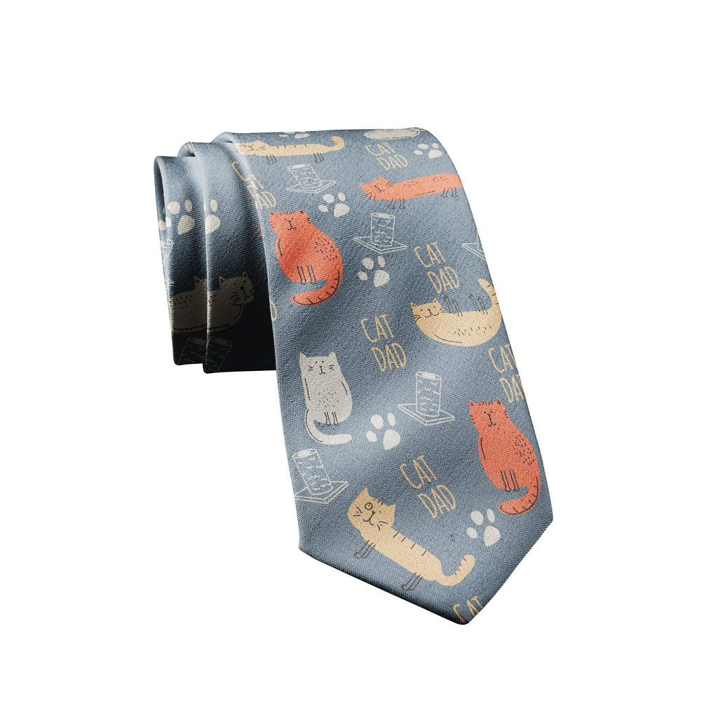 Cat Dad Tie
