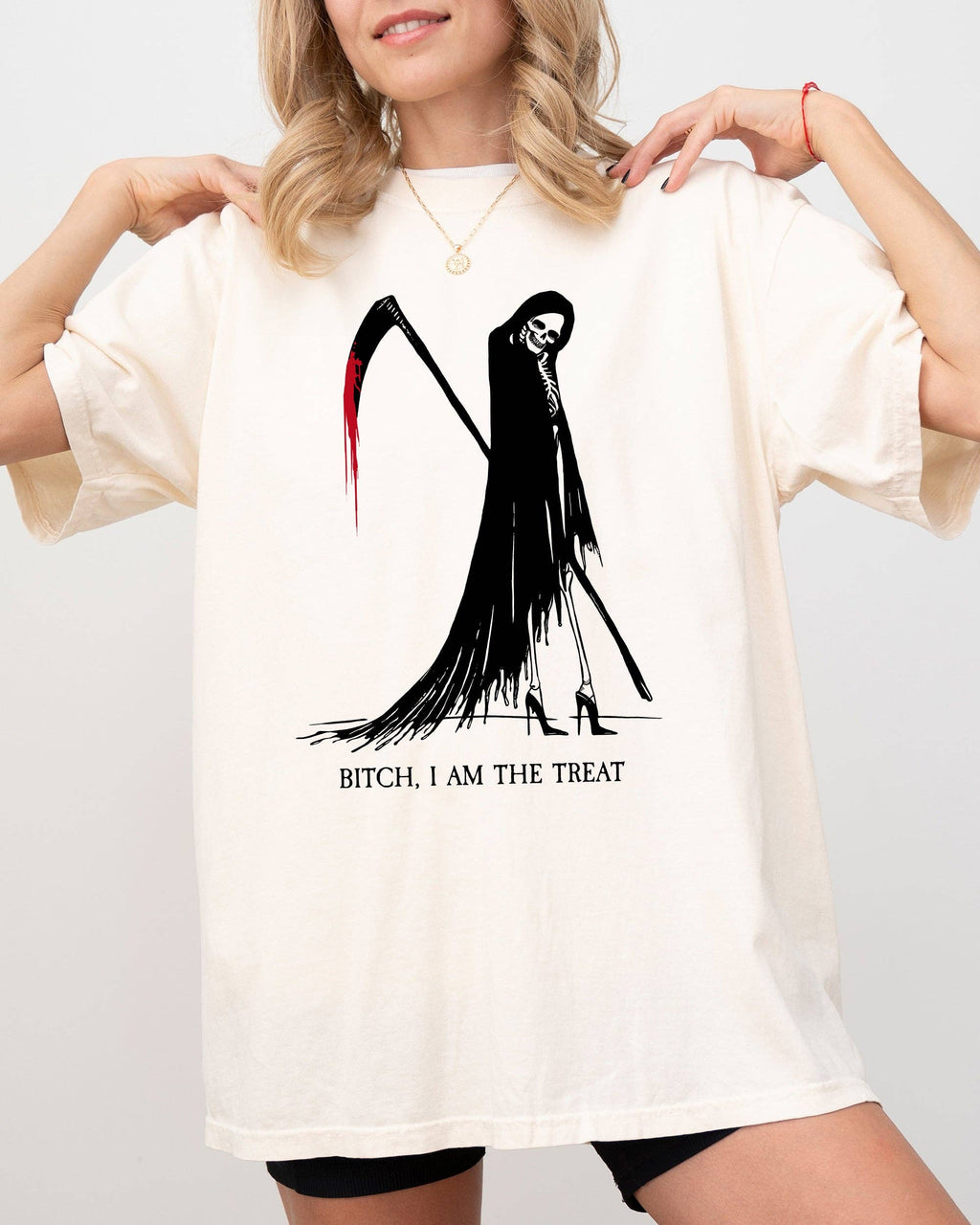 Bitch, I Am the Treat, Trick or Treat Sarcastic Vulgar Shirt