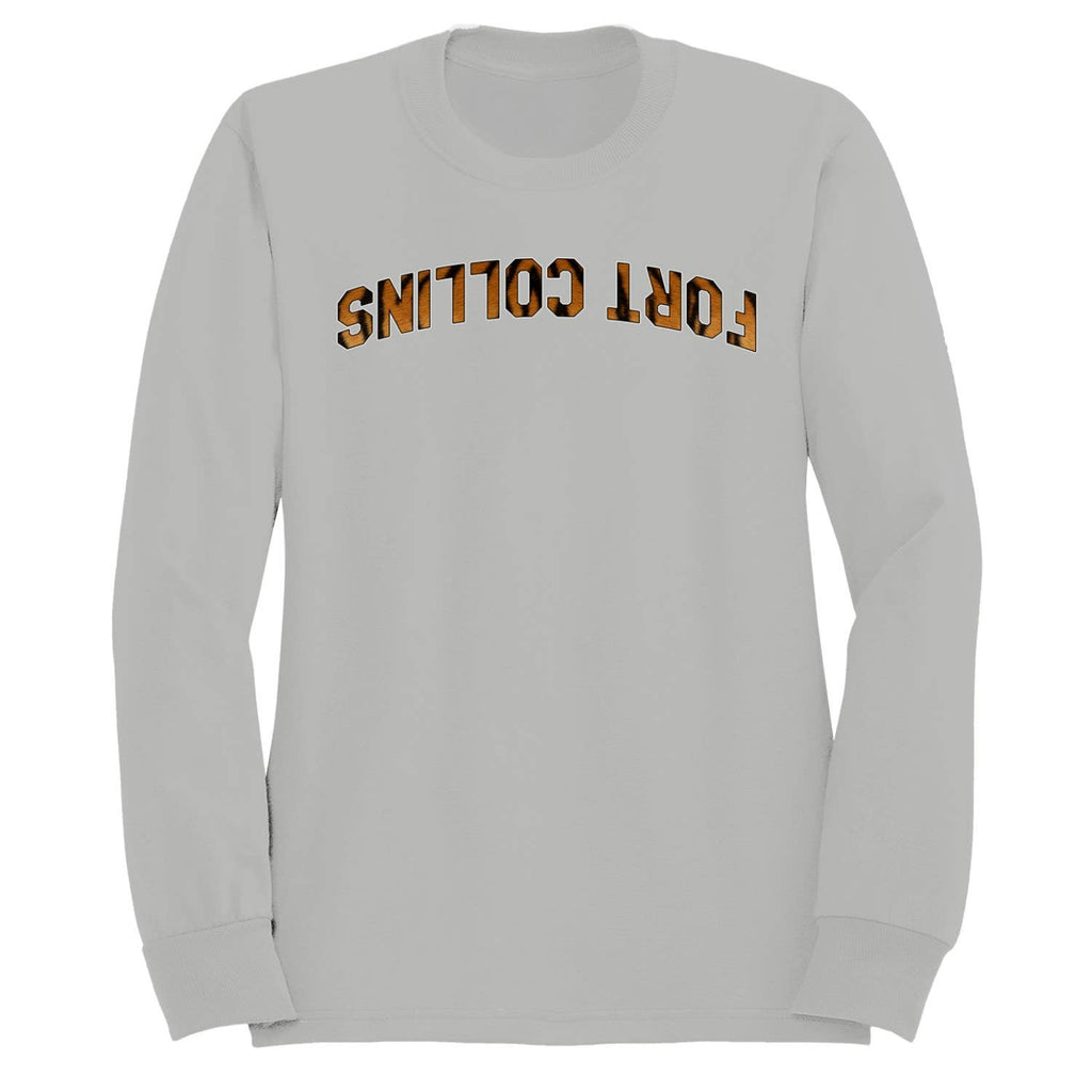 Fort Collins Tiger Print Arch Men's Sweatshirt