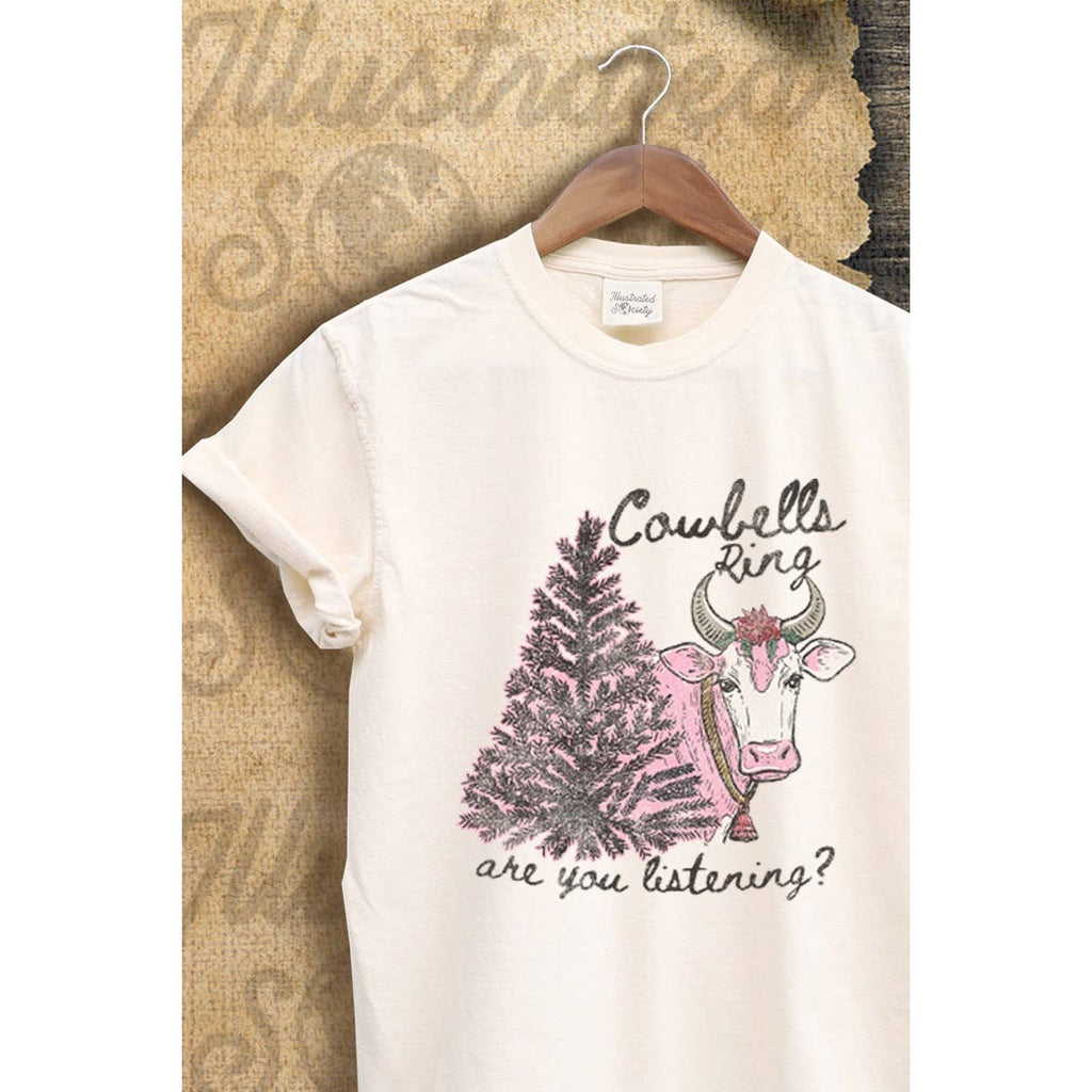 Cowbells Ring Valentine Graphic Tee