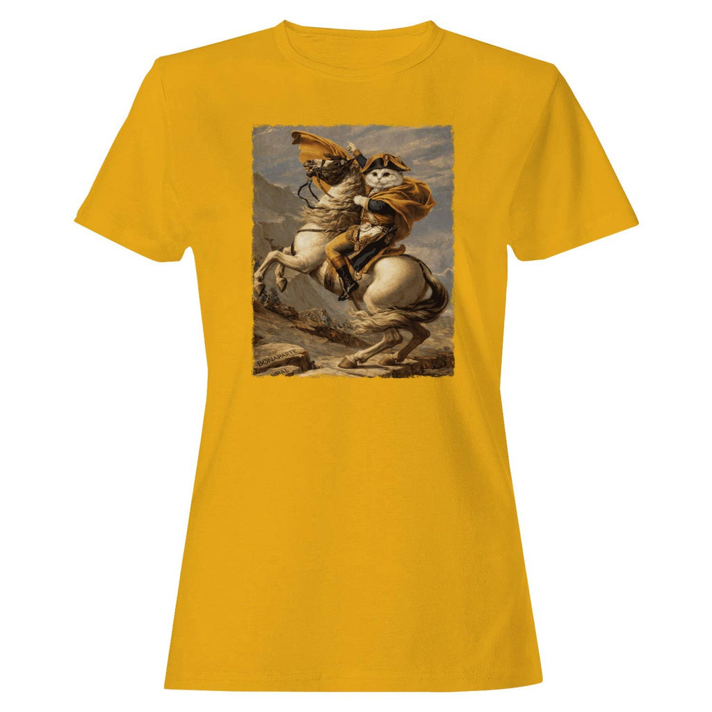Napoleon Bonaparte Riding Women's T-Shirt Gold
