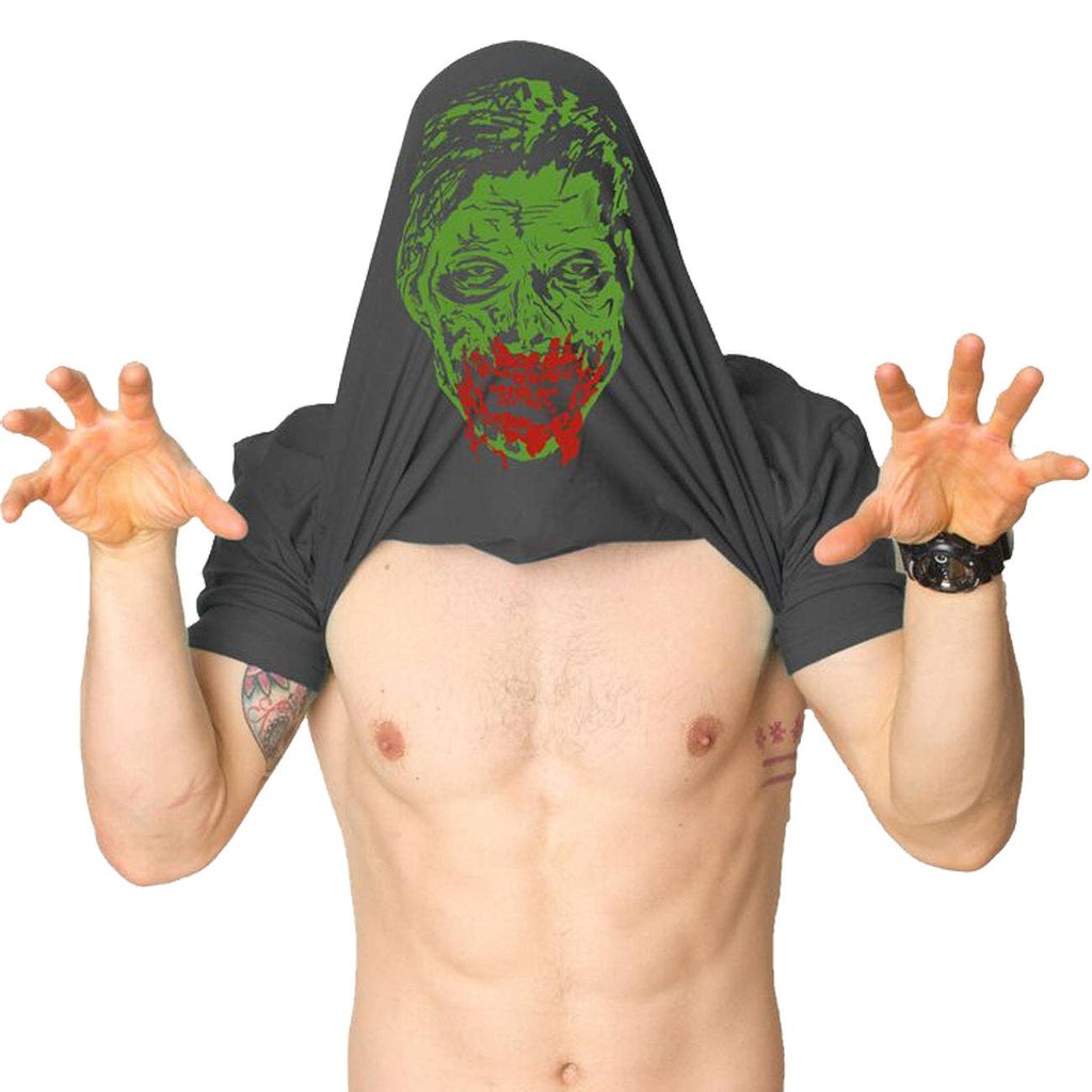 Ask Me About My Zombie Disguise Flip Men's T Shirt