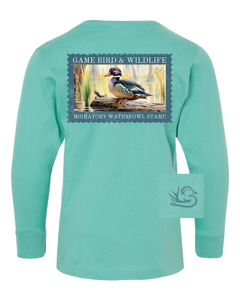 Sdo Duck Stamp Youth Long Sleeve Tee