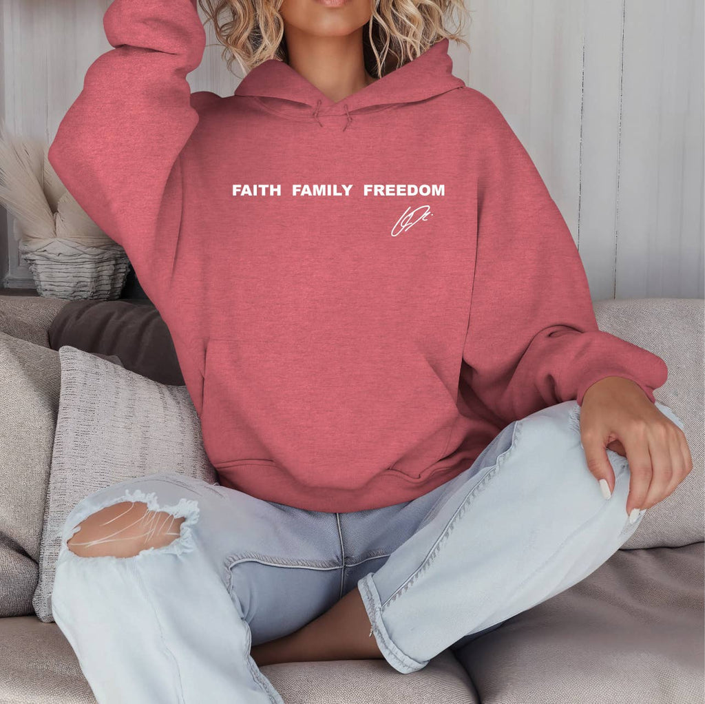 Faith Family Freedom Hoodie, Charlie Kirk