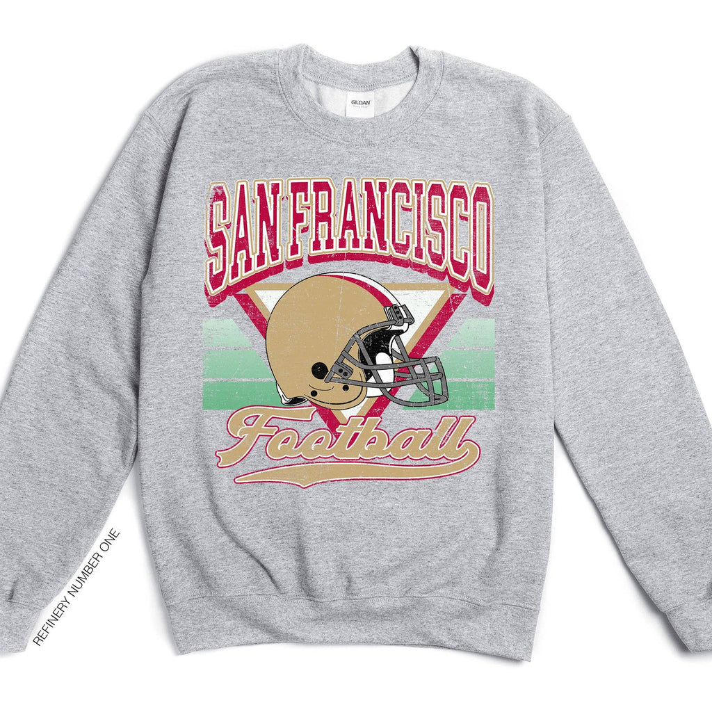San Francisco Football Season, Game Day, Sports Sweatshirt