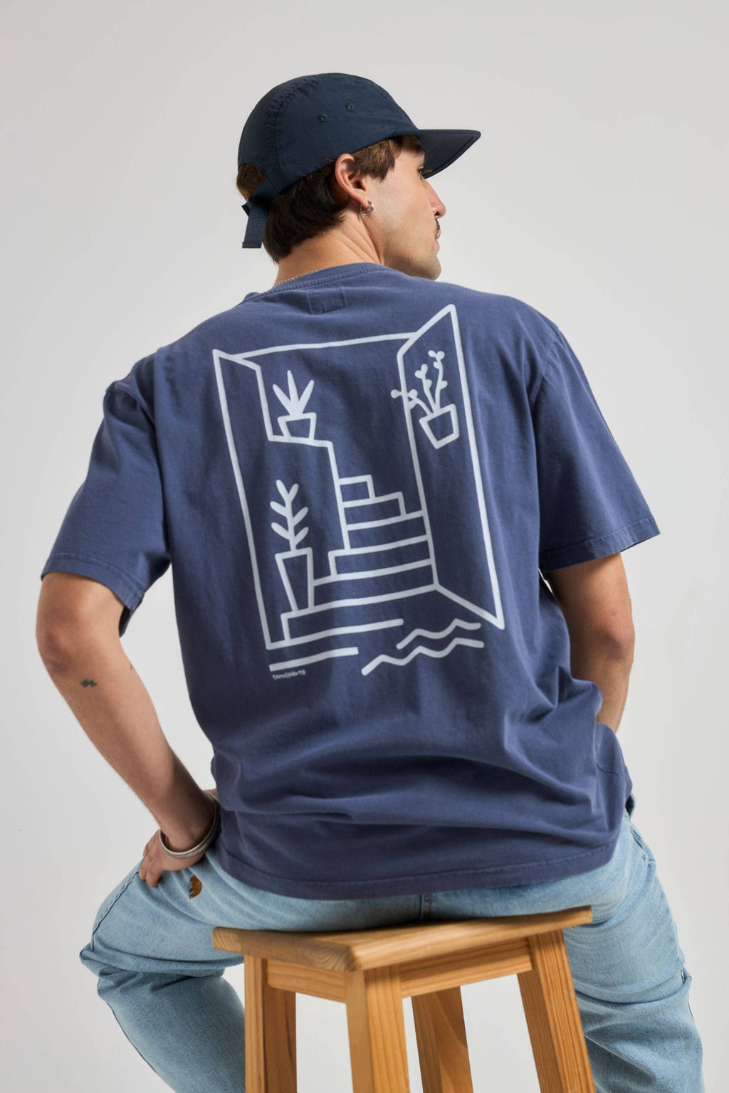 Sant Miquel T-Shirt Dome Blue