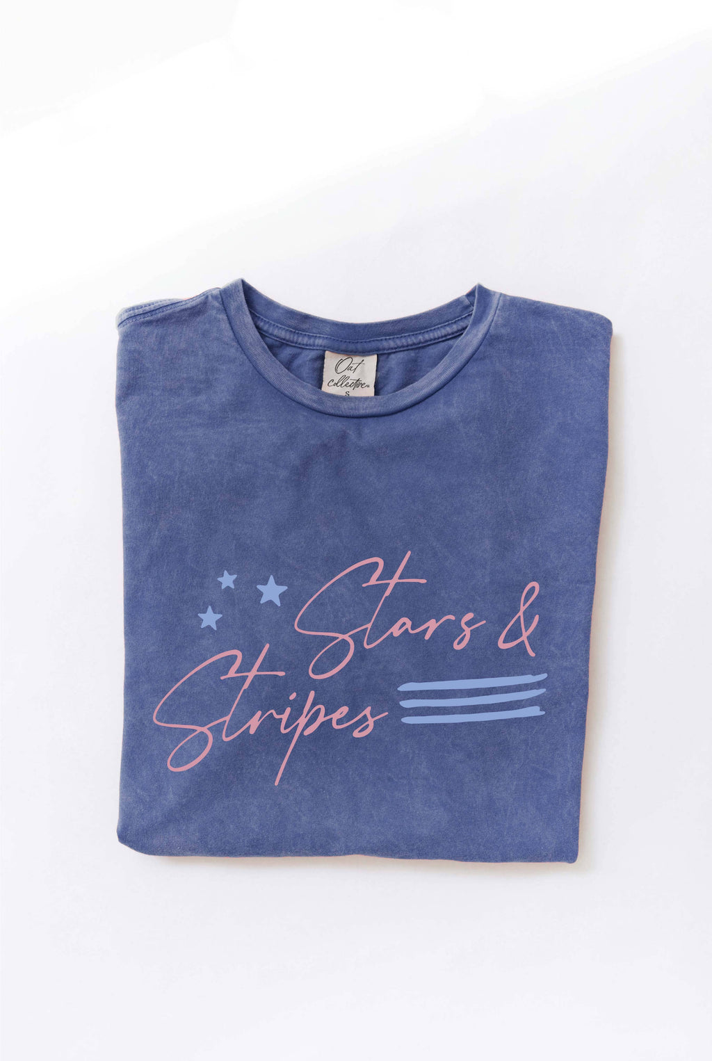 Stars and Stripes Mineral Washed Graphic Top