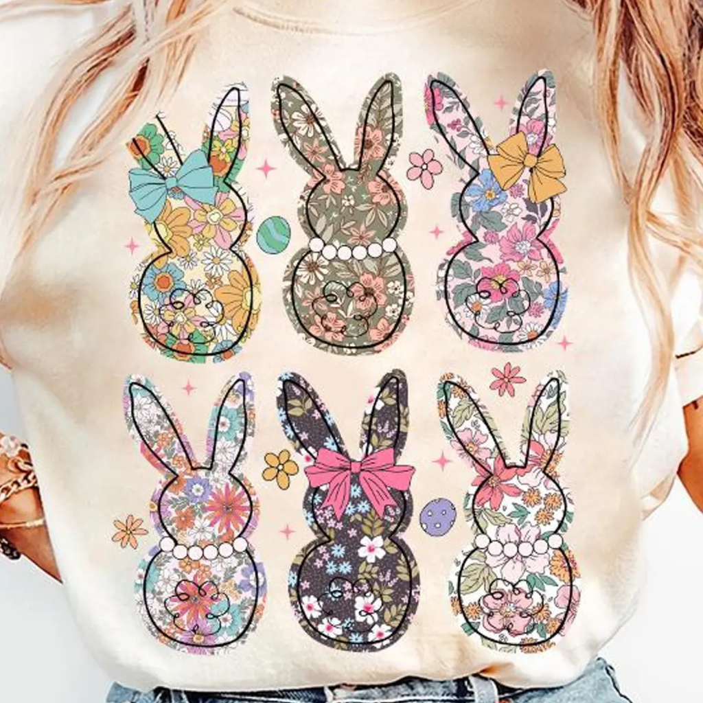 Quilted Bunny Easter T-Shirt