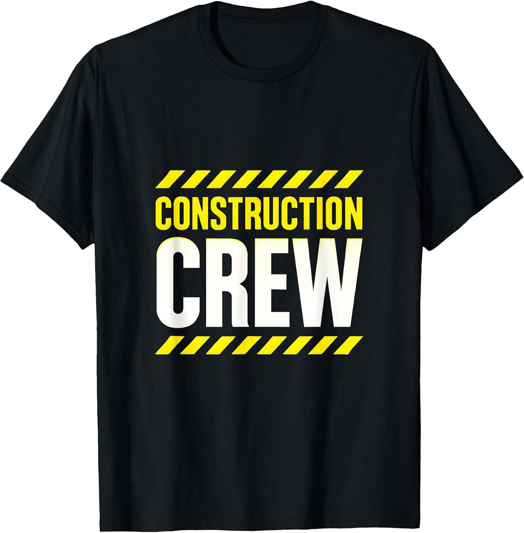 Construction Crew - Road Worker Design T-Shirt