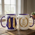 UrbanNEST Custom Name Graduation 3D Effect Coffee Mug, Grads Gift For Daughter From Mom Dad, Class Of 2026, Graduation Mugs Gift For Her, New Graduate Gifts, Faux 3D Mug - Flat Surface, 2D Flat 1