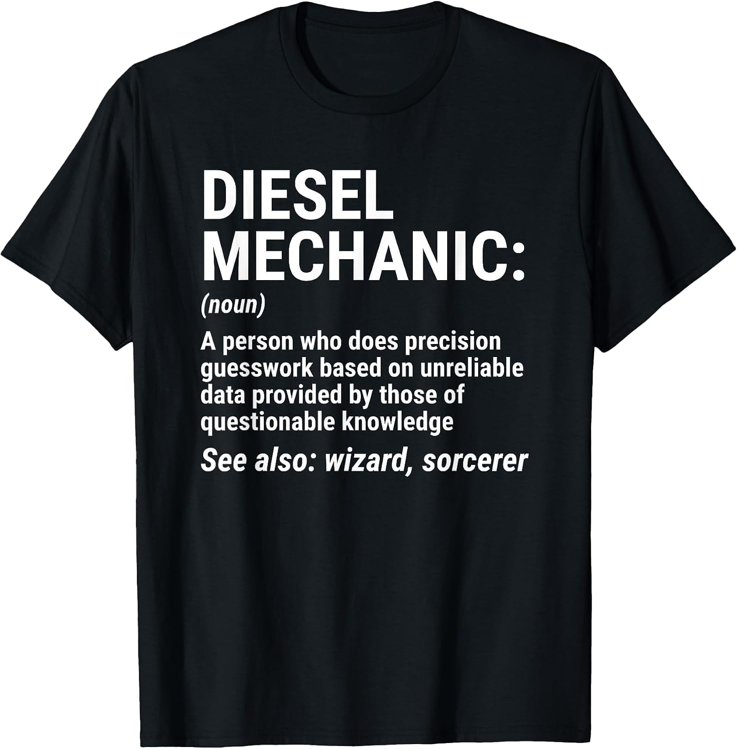 Diesel Mechanic Definition Funny Mechanic Gifts