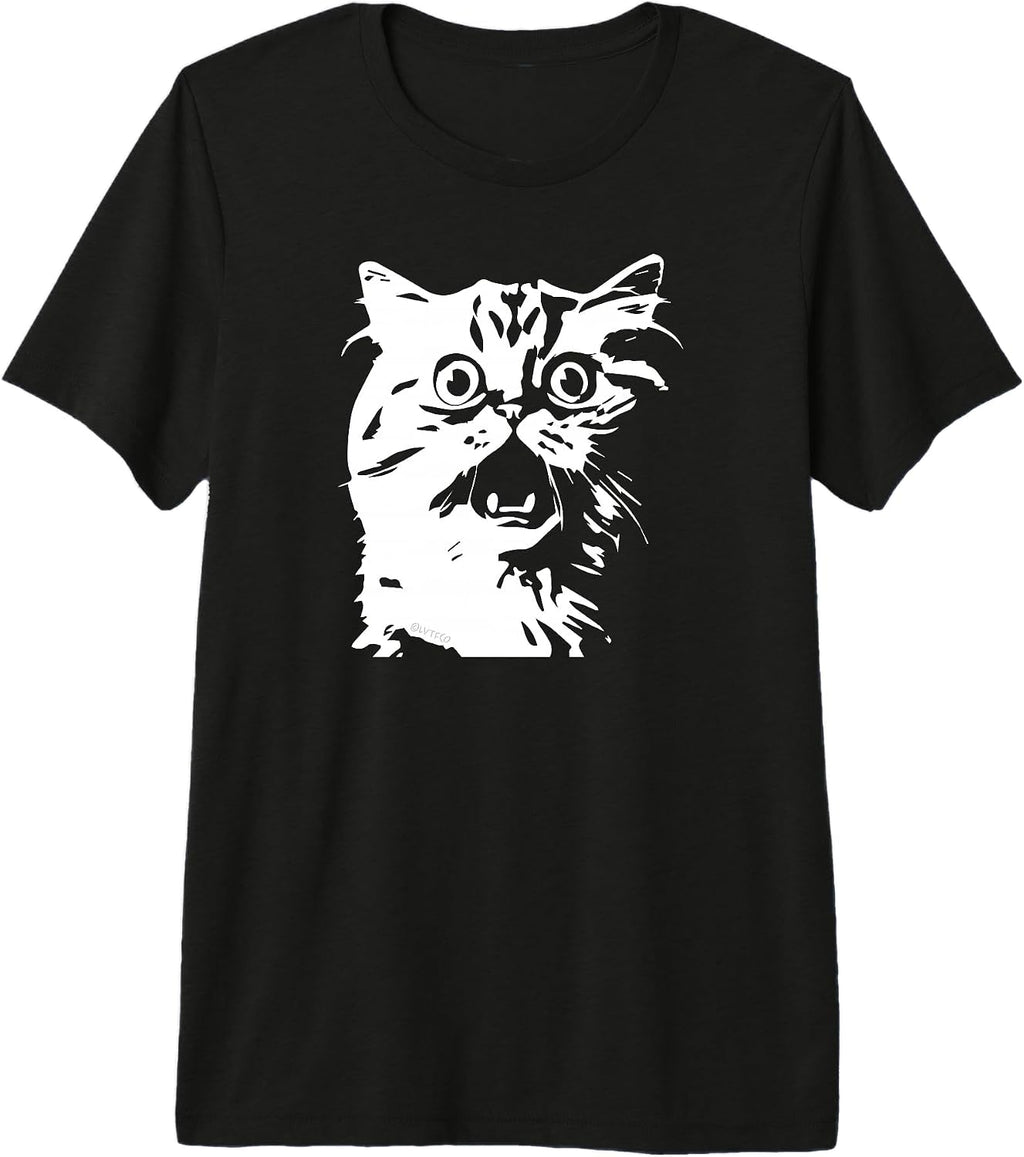 Simple Cat Face Meme Humor Fashion