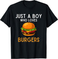 Funny Burger Lover Shirt For Men Boys