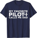 Airplane Pilot Son Dad Aviation Fathers Day Shirts