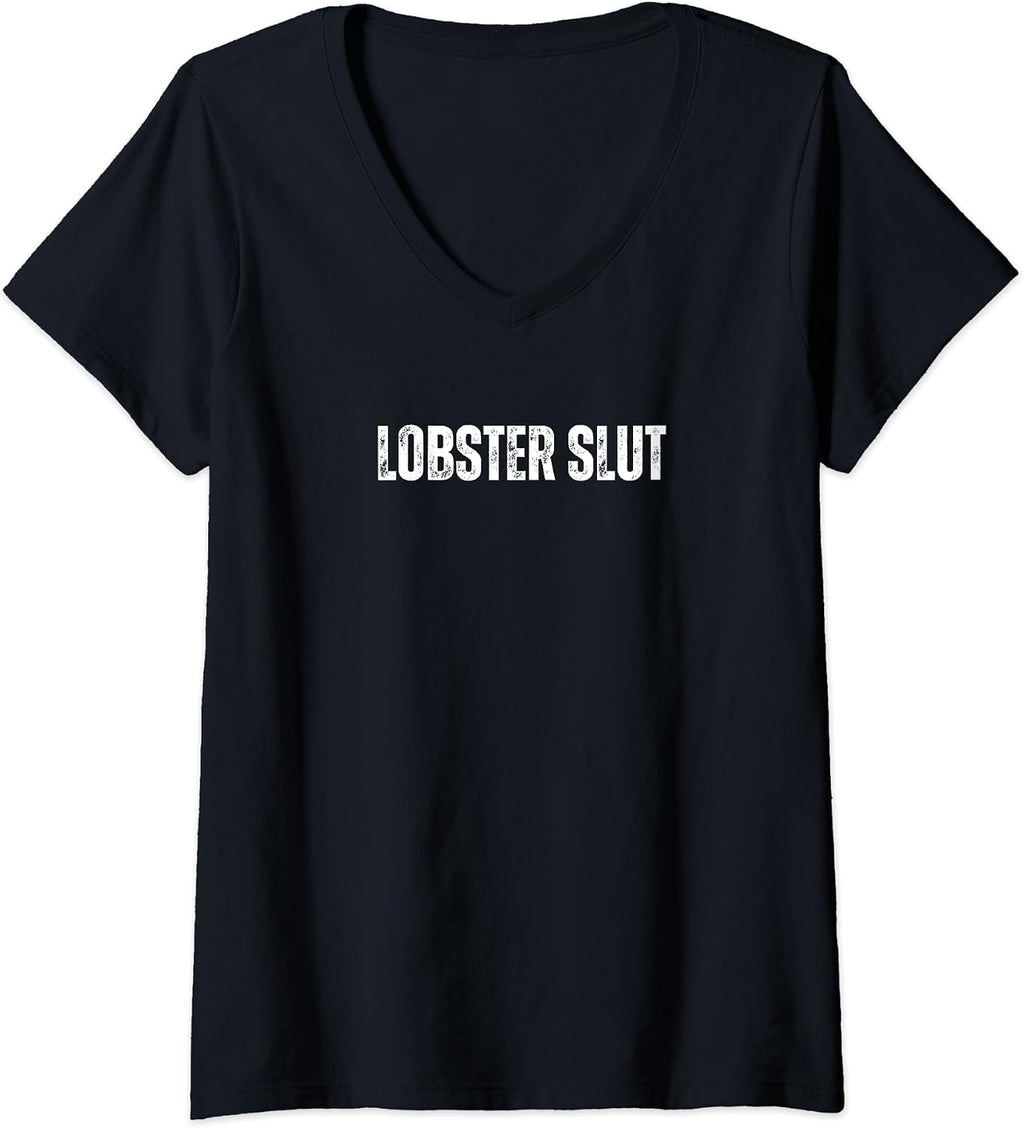 Lobster Slut Funny Text Merch