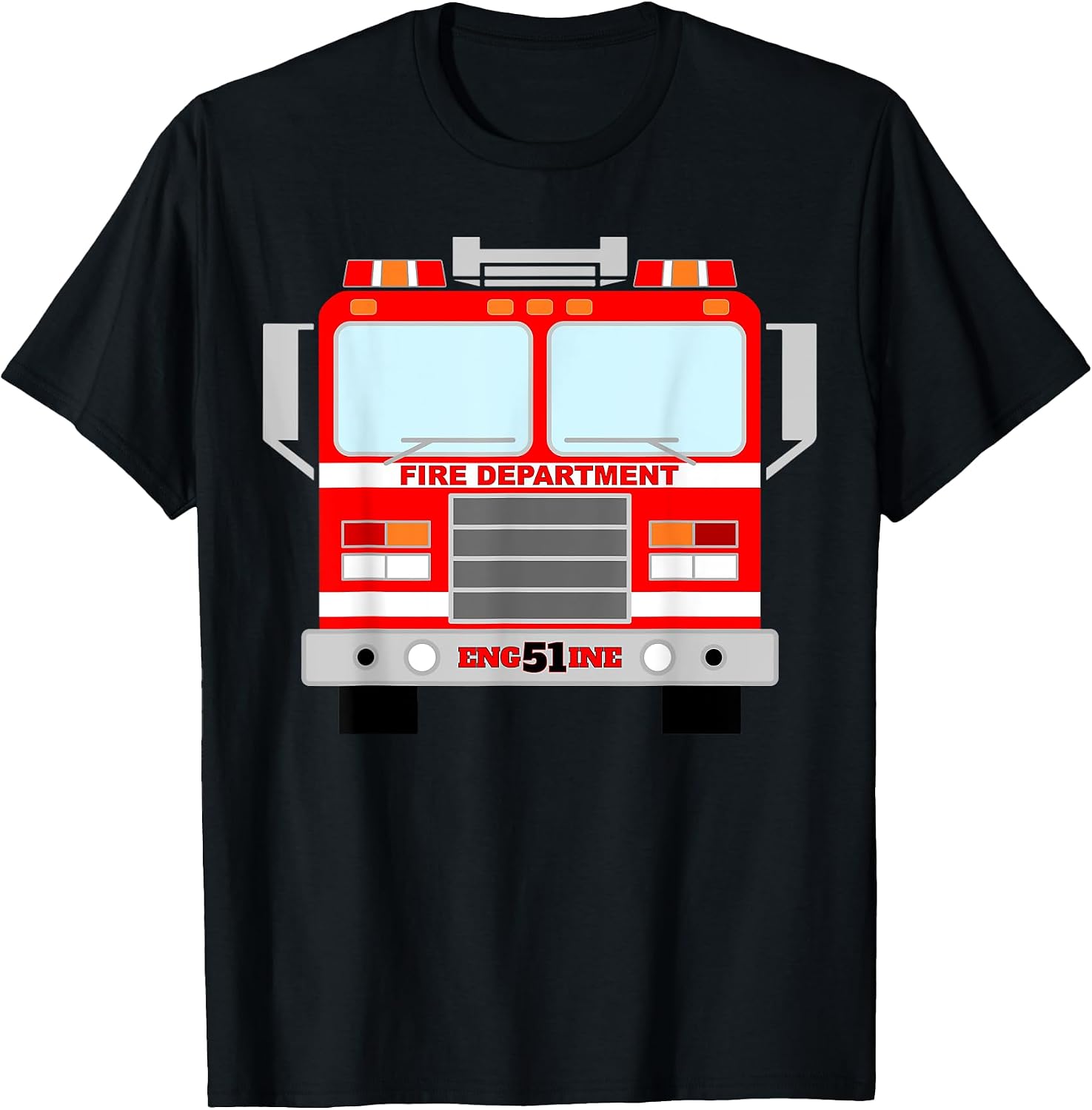 FIRE TRUCK COSTUME HALLOWEEN FOR ADULTS & KIDS