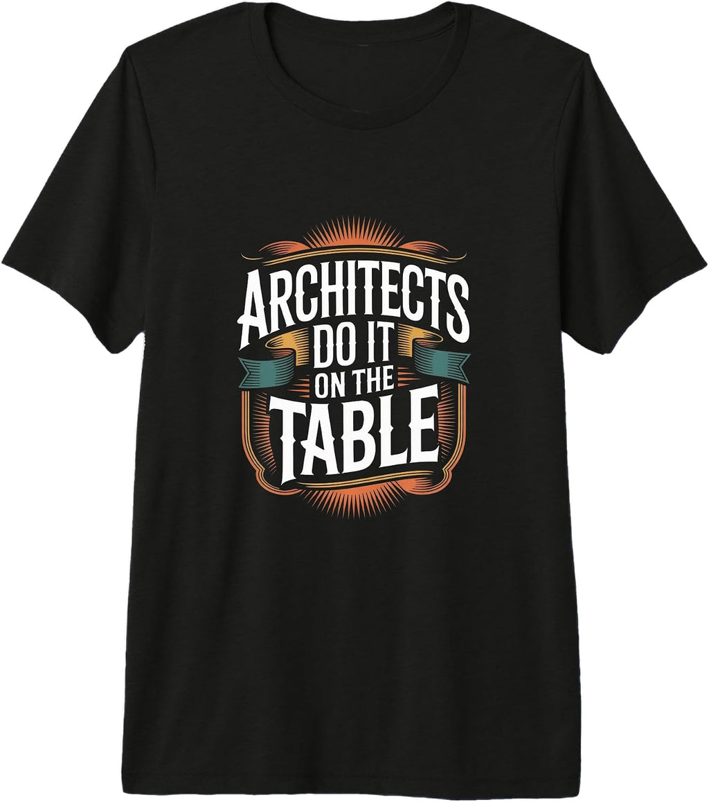 Architect Vintage Badge Retro Sunburst Emblem