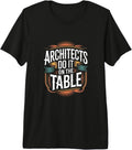 Architect Vintage Badge Retro Sunburst Emblem