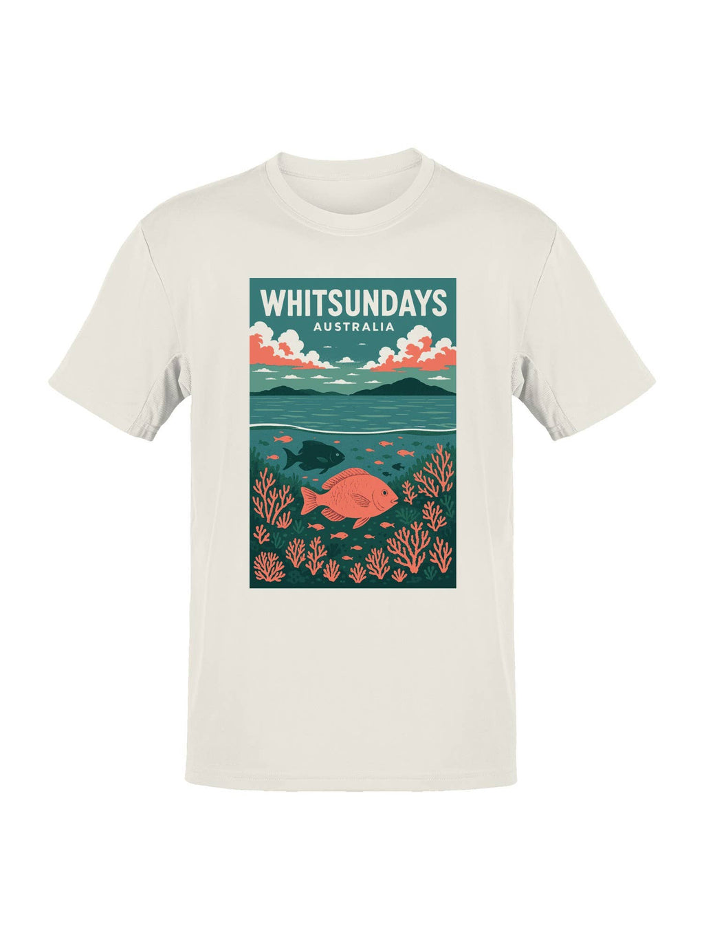 Whitsundays Australia Ocean Art Men's T-Shirt