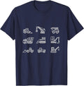 Construction Vehicles/Bulldozer/Crane/Earth Mover/Cement T-Shirt