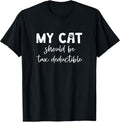 Funny Tax Season Apparel for Cat Owner