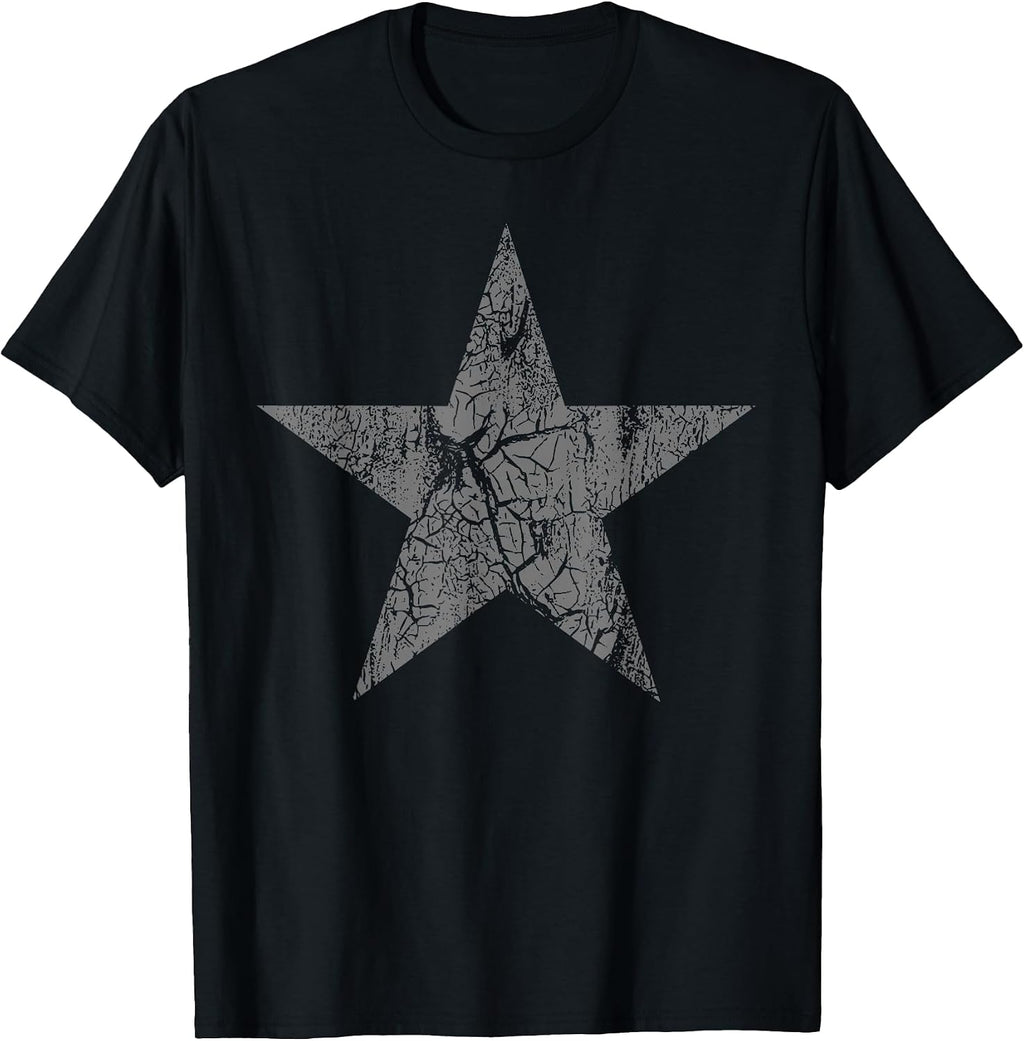 Distressed Grey Star Design