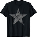 Distressed Grey Star Design