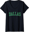 Vintage Dallas OR Green Varsity Text Apparel