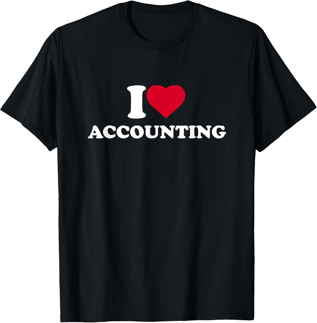 I Love Heart Accounting Clothing