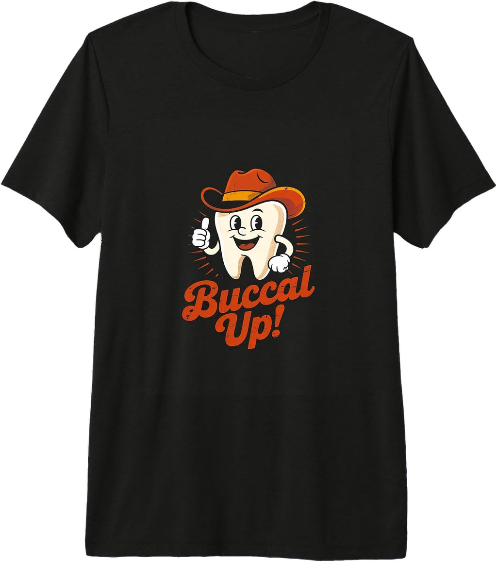 Dental Cowgirl Cowboy Tooth Humor Buccal