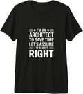 Architect Retro Saying Always Right Profession