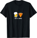 Funny Simple Pizza & Beer Tees