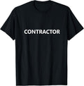 Contractor Independent General Utility Work Staff Uniform T-Shirt