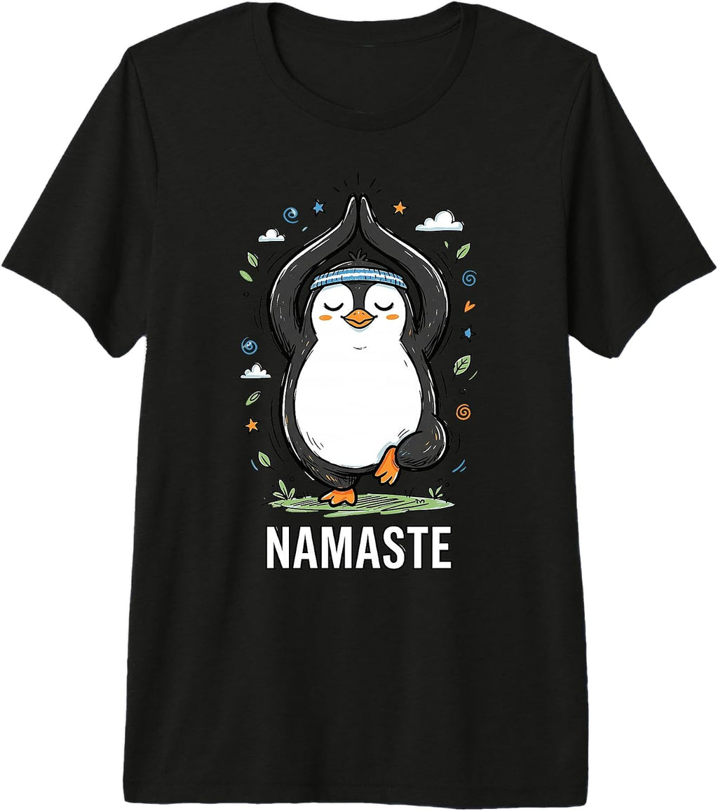 Namaste Penguin Art
