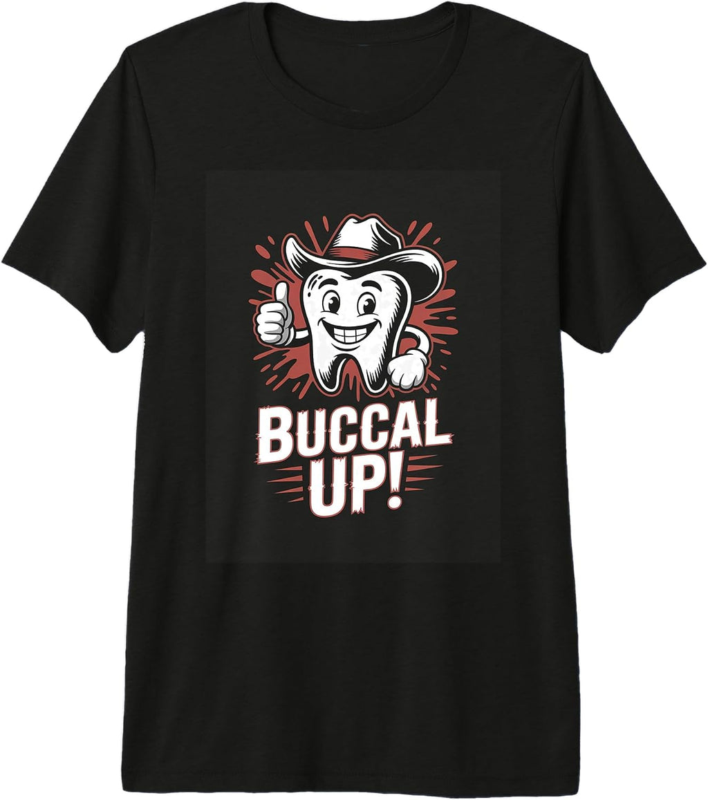 Funny Dental Hygienist Buccal Up Tooth Cowboy