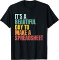 Retro Office Data Nerd Accountant Spreadsheet